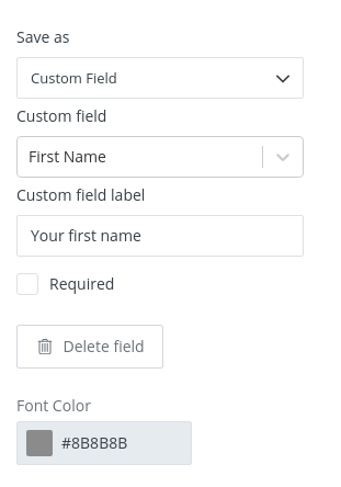 convert kit form field editor