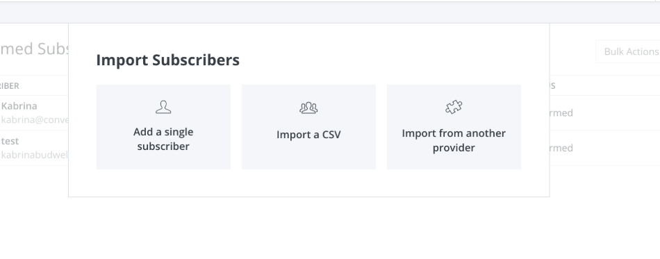 convertkit import subscriber csv