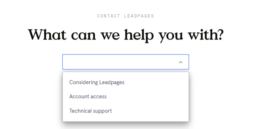 leadpages support