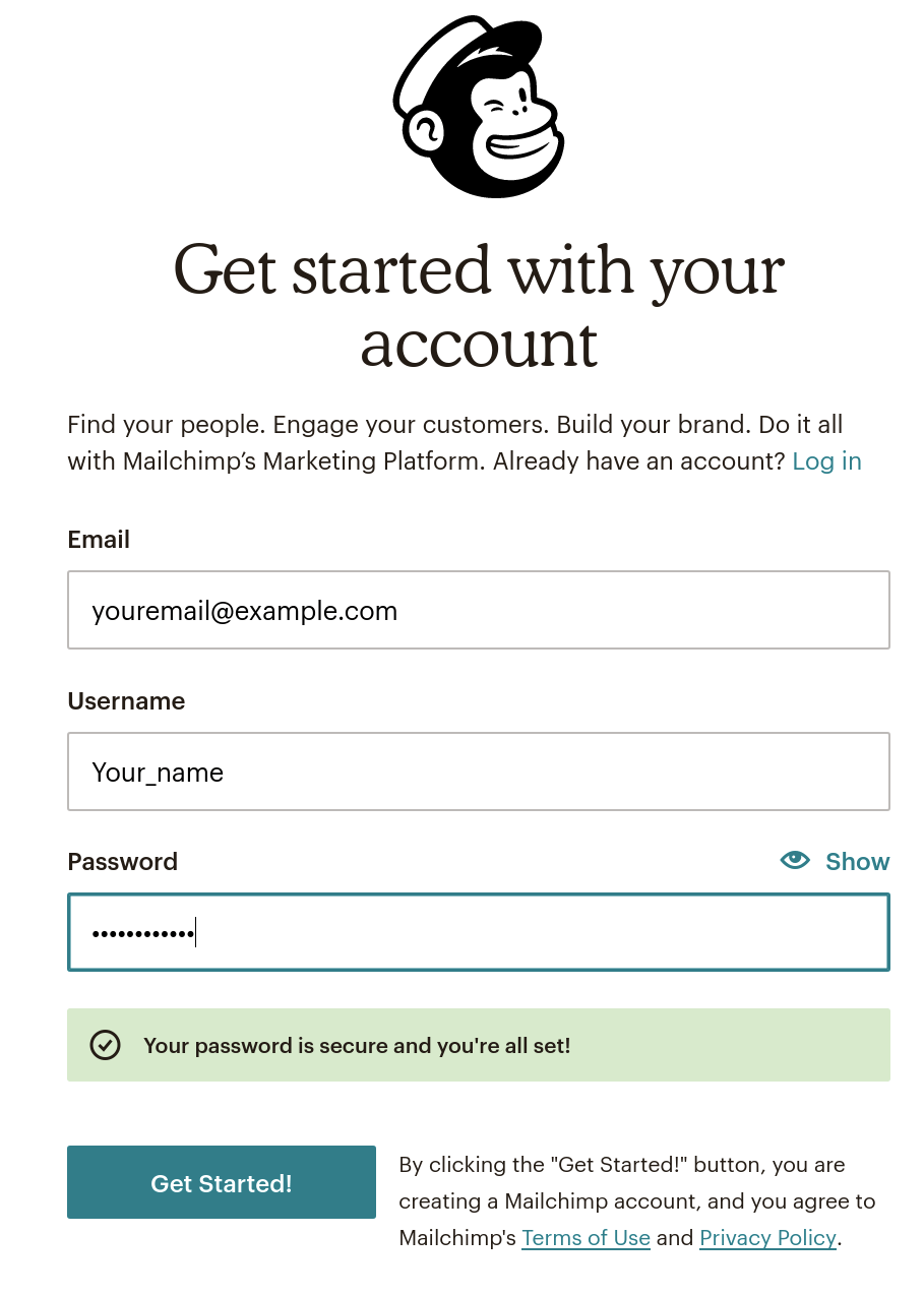 mailchimp free signup