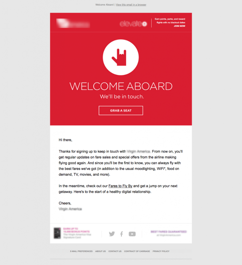 Hubspot welcome emails example