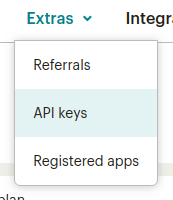 mailchimp plugin for wordpress navigate to api keys
